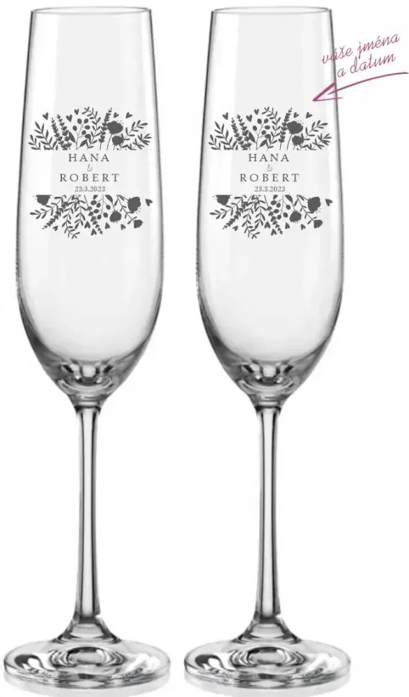 Sklenice na svatbu