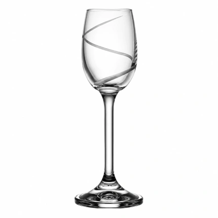 Bohemia Crystal Sklenice na likér 65 ml dekor ATLANTIS, 6 ks