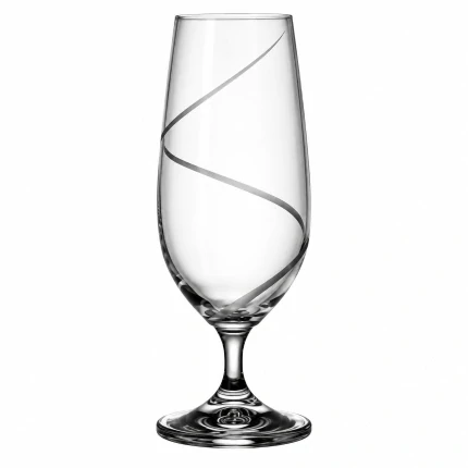 Bohemia Crystal Sklenice na pivo 380 ml dekor ATLANTIS, 6 ks
