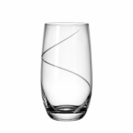 Bohemia Crystal Sklenice na vodu 350 ml dekor ATLANTIS, 6 ks