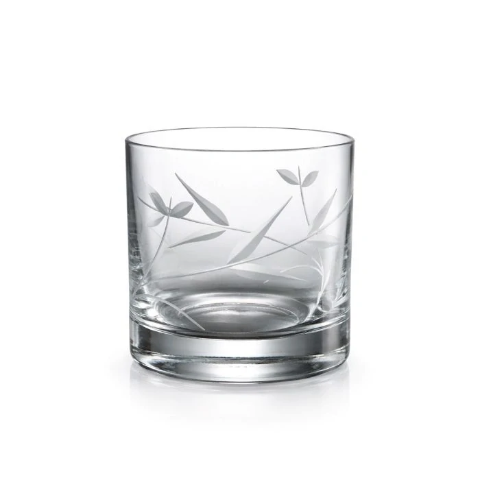 Bohemia Crystal Sklenice na whisky 280 ml dekor ELEGANCE, 6 ks