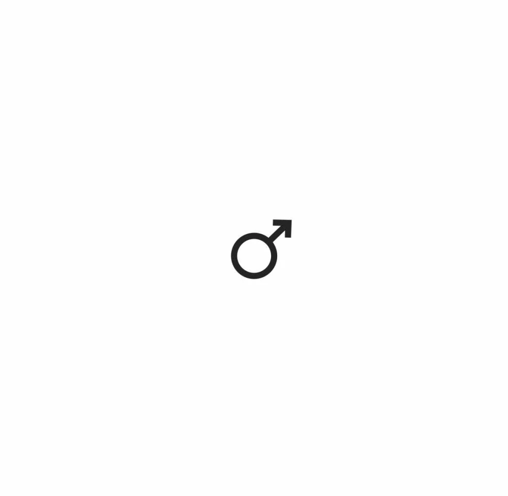 Symbol k textu MUŽ 1ks, (1,5 cm2)