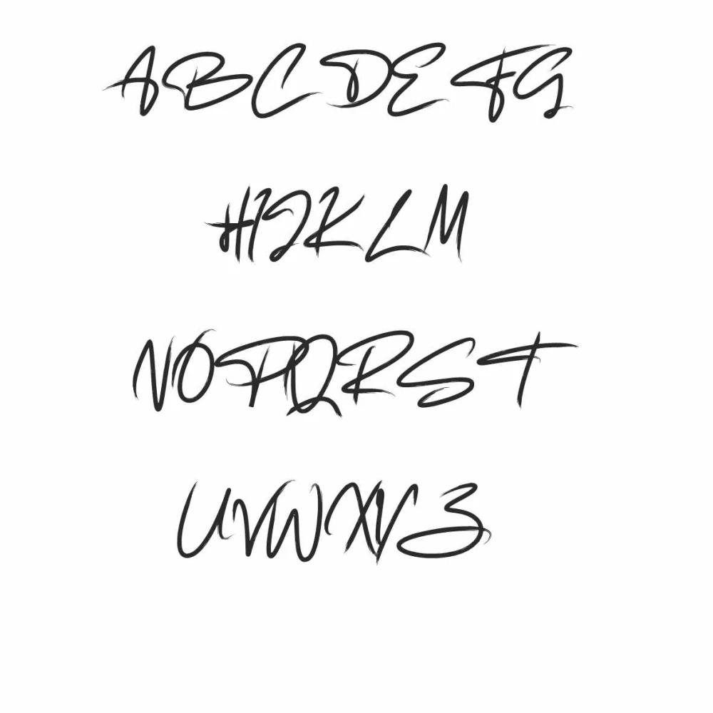 ROCKYBILLY pískování textu