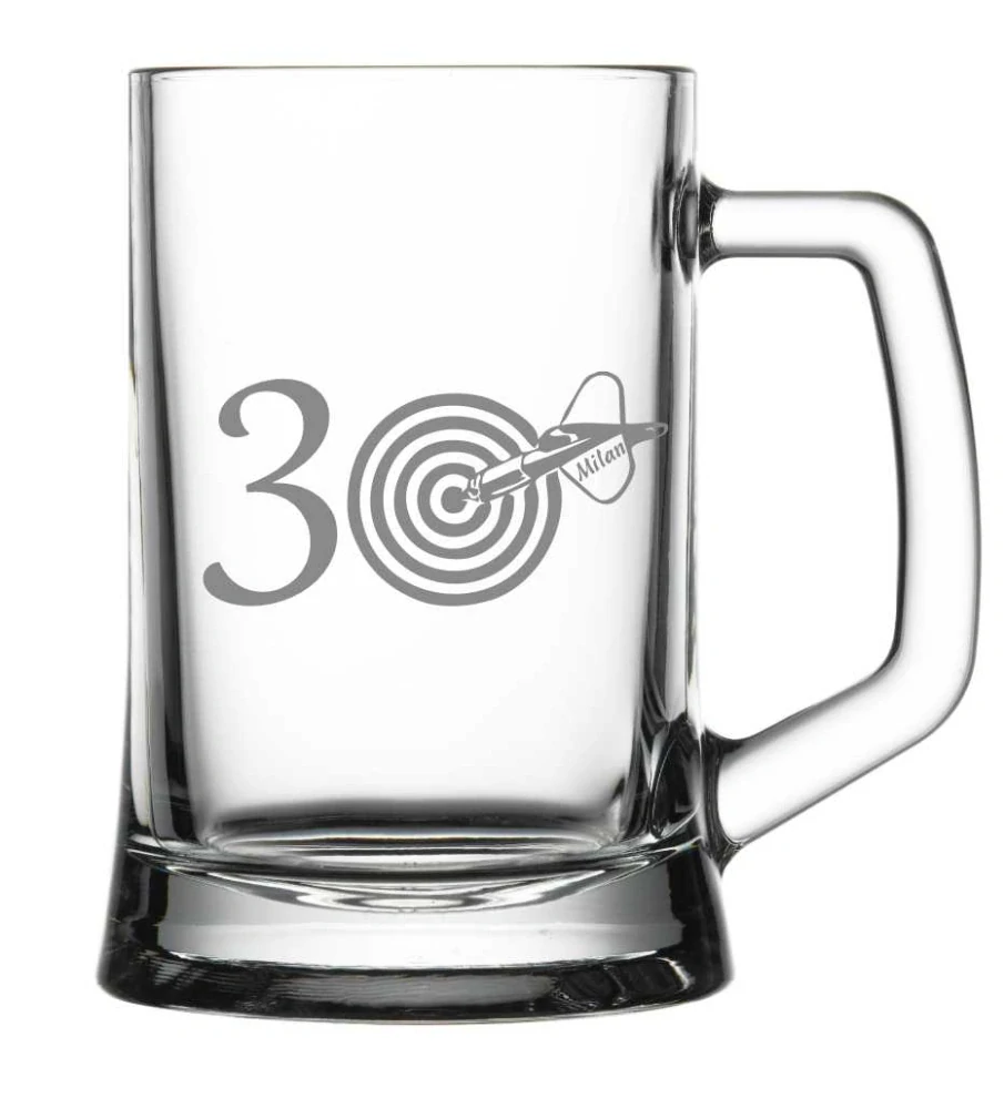 Půllitr s pískovaným motivem "ŠIPKY"