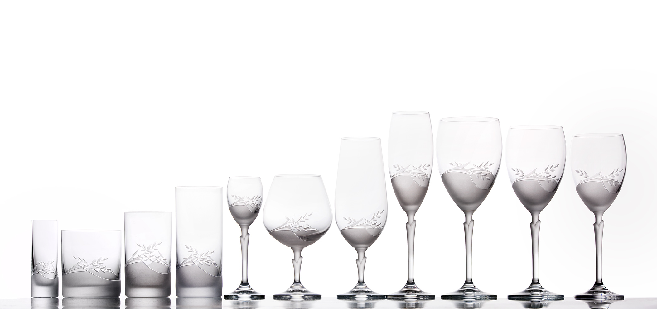 Bohemia Crystal Sklenice na likér 65 ml dekor ATLANTIS, 6 ks
