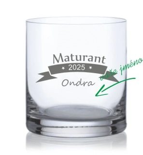 Maturitní sklenička na whisky Šerpa 280ml, 1 ks