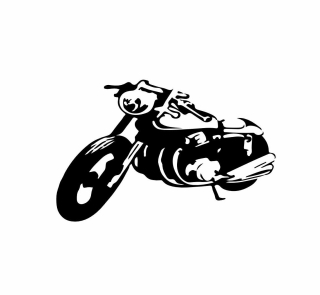 MOTORKA CAFE, pískování obrázku