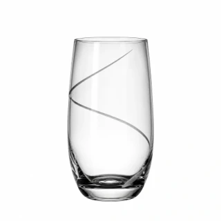 Bohemia Crystal Sklenice na vodu 350 ml dekor ATLANTIS, 6 ks