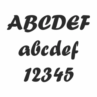 FORTE pískování textu