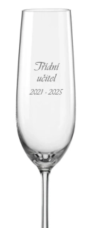 Maturitní sklenička na sekt Třídní učitel 190ml, 1 ks