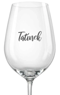 Svatební sklenička Tatínek, 1 ks