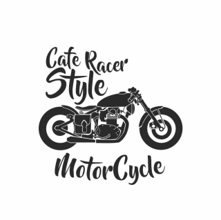 CAFE RACER, pískování obrázku