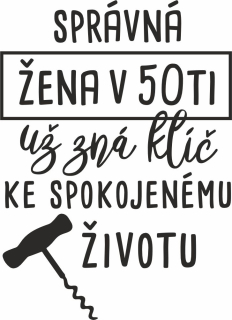 SPRÁVNÁ ŽENA pískování obrázku