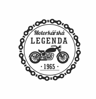 MOTORKÁŘSKÁ LEGENDA, pískování obrázku