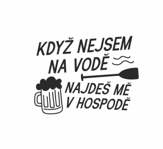 NA VODĚ pískování obrázku