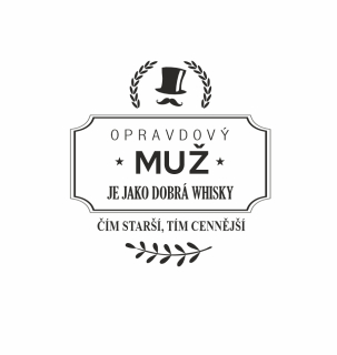 OPRAVDOVÝ MUŽ pískování obrázku