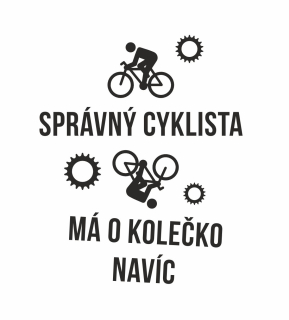 Správný cyklista, pískování obrázku