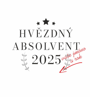 HVĚZDNÝ ABSOLVENT, pískování grafického obrázku