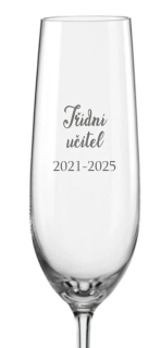 Maturitní sklenička na sekt Třídní učitel 190ml, 1 ks