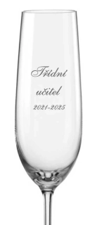 Maturitní sklenička na sekt Třídní učitel 190ml, 1 ks